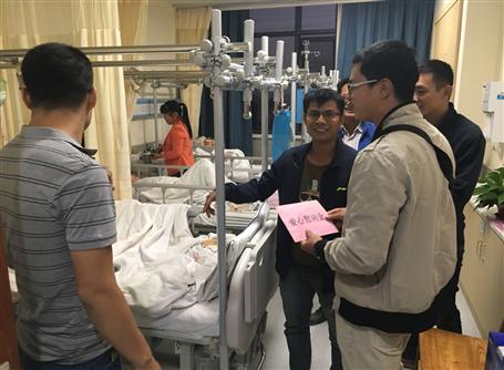 雪中送炭三九暖，愛心慰問家人情 記探望同事吳宇家人