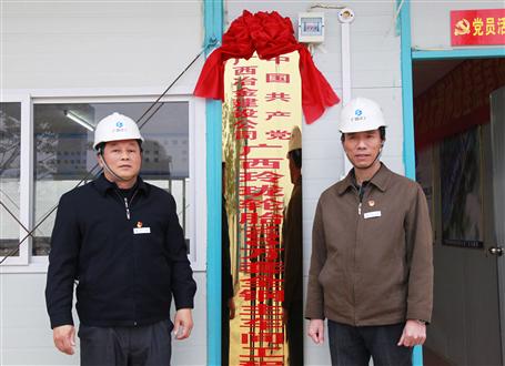 發(fā)揮戰(zhàn)斗堡壘作用！冶建又一個(gè)項(xiàng)目部黨支部揭牌