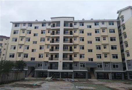 昭平縣江濱片區(qū)棚戶(hù)區(qū)改造工程進(jìn)入收尾階段