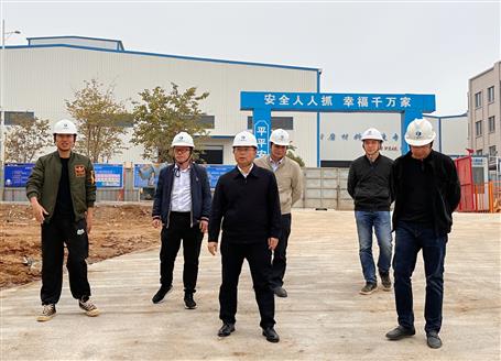 賴海標到冶建第四分公司項目調(diào)研