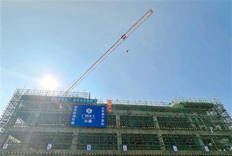提升“三力”爭創(chuàng)佳績丨冶建第四分公司承建項目主體結(jié)構(gòu)封頂