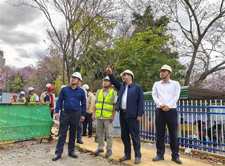 【實干筑夢·競賽爭鋒】蒙勝益到桂南分公司項目開展節(jié)前綜合大檢查及調(diào)研指導(dǎo)